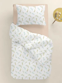 Детское постельное белье в кроватку PINE BRANCHLETS Cosas модель BudYellowMint_12Magnolia_140 Фото