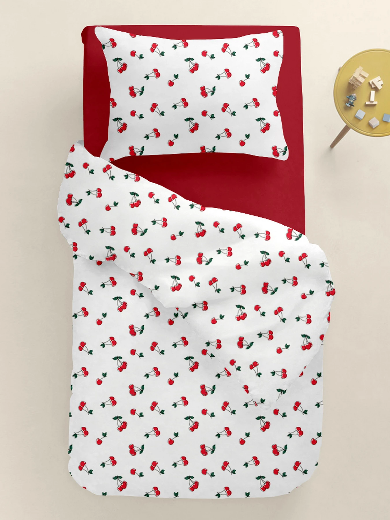 Детское постельное белье в кроватку CHERRY Cosas модель CherryBerry_80Burgundy_140 Детское постельное белье в кроватку CHERRY Cosas модель CherryBerry_80Burgundy_140 Фото