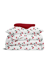 Дитяча постільна білизна в ліжечко CHERRY Cosas модель CherryBerry_80Burgundy_140 Фото