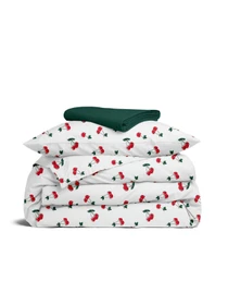 Дитяча постільна білизна в ліжечко CHERRY Cosas модель CherryBerry_91GreenDark_140 Фото