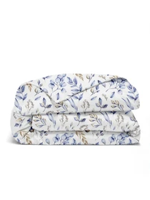 Детское постельное белье в кроватку STEPPE FLOWERS Cosas модель FoliageBeigeBlue_12Magnolia_140 Фото