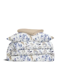 Детское постельное белье в кроватку STEPPE FLOWERS Cosas модель FoliageBeigeBlue_12Magnolia_140 Фото