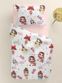 Дитяча постільна білизна в ліжечко LOL Cosas модель LOLSurpriseRed_40Rose_140 Фото