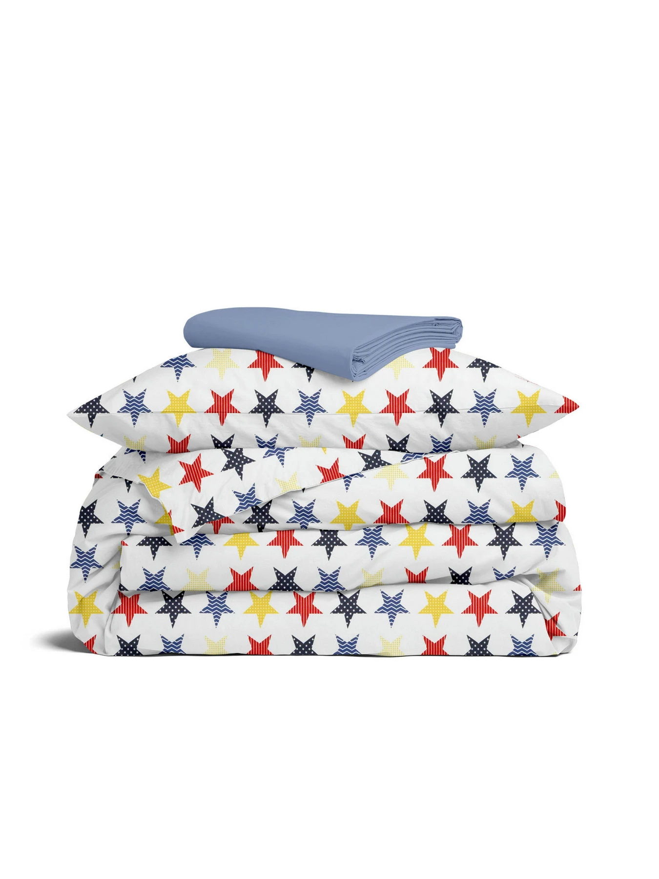 Детское постельное белье в кроватку STARS Cosas модель StarsBlueSkyRedYellow_117Cloud_140 Детское постельное белье в кроватку STARS Cosas модель StarsBlueSkyRedYellow_117Cloud_140 Фото