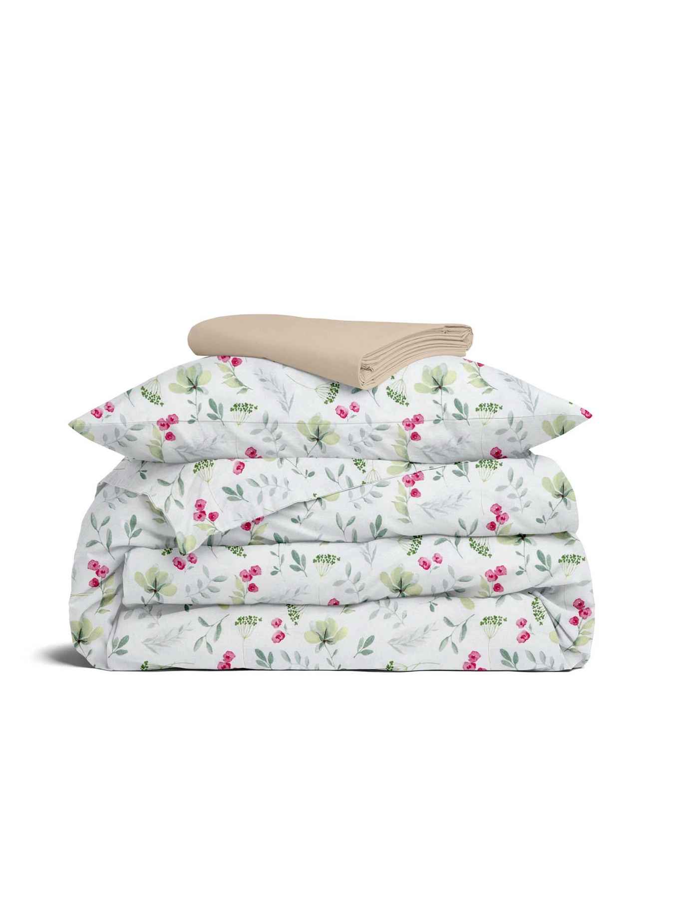 Дитяча постільна білизна в ліжечко SUMMER FLOWERS Cosas модель FlowersMeadowGreenRose_12Magnolia_140 Фото