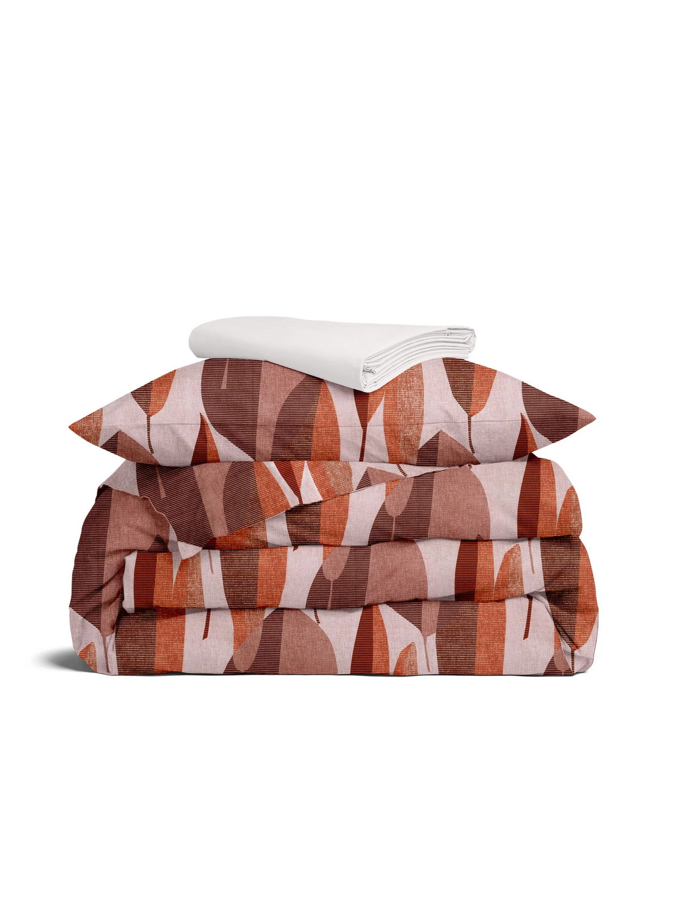 Детское постельное белье в кроватку LEAFS Cosas модель LeafTerrakotBeige_30RoseLight_140 Фото