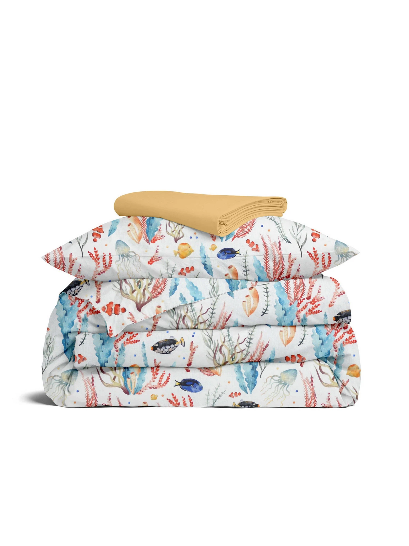 Дитяча постільна білизна в ліжечко CORAL REEF Cosas модель SeaReefColor_11Honey_140 Дитяча постільна білизна в ліжечко CORAL REEF Cosas модель SeaReefColor_11Honey_140 Фото