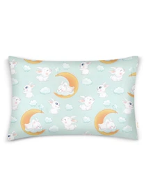 Дитяча постільна білизна в ліжечко SOFT BUNNY Cosas модель BunnyMoonOrangeMint_40Rose_140 Фото