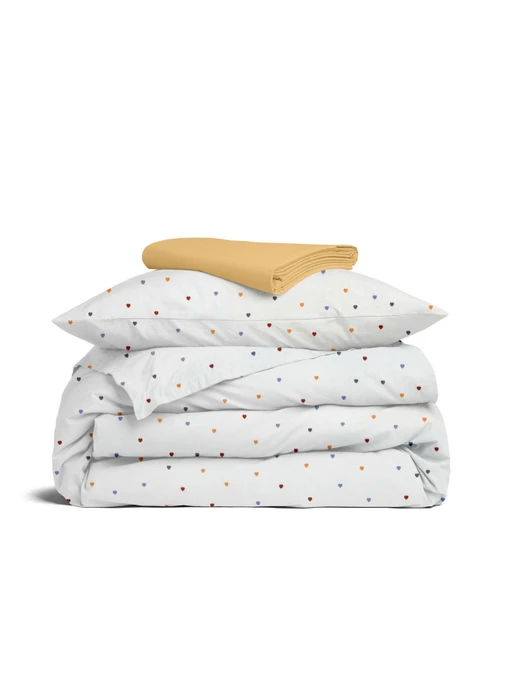 Дитяча постільна білизна в ліжечко LOVE Cosas модель LoveSmallColor_11Honey_140 Фото