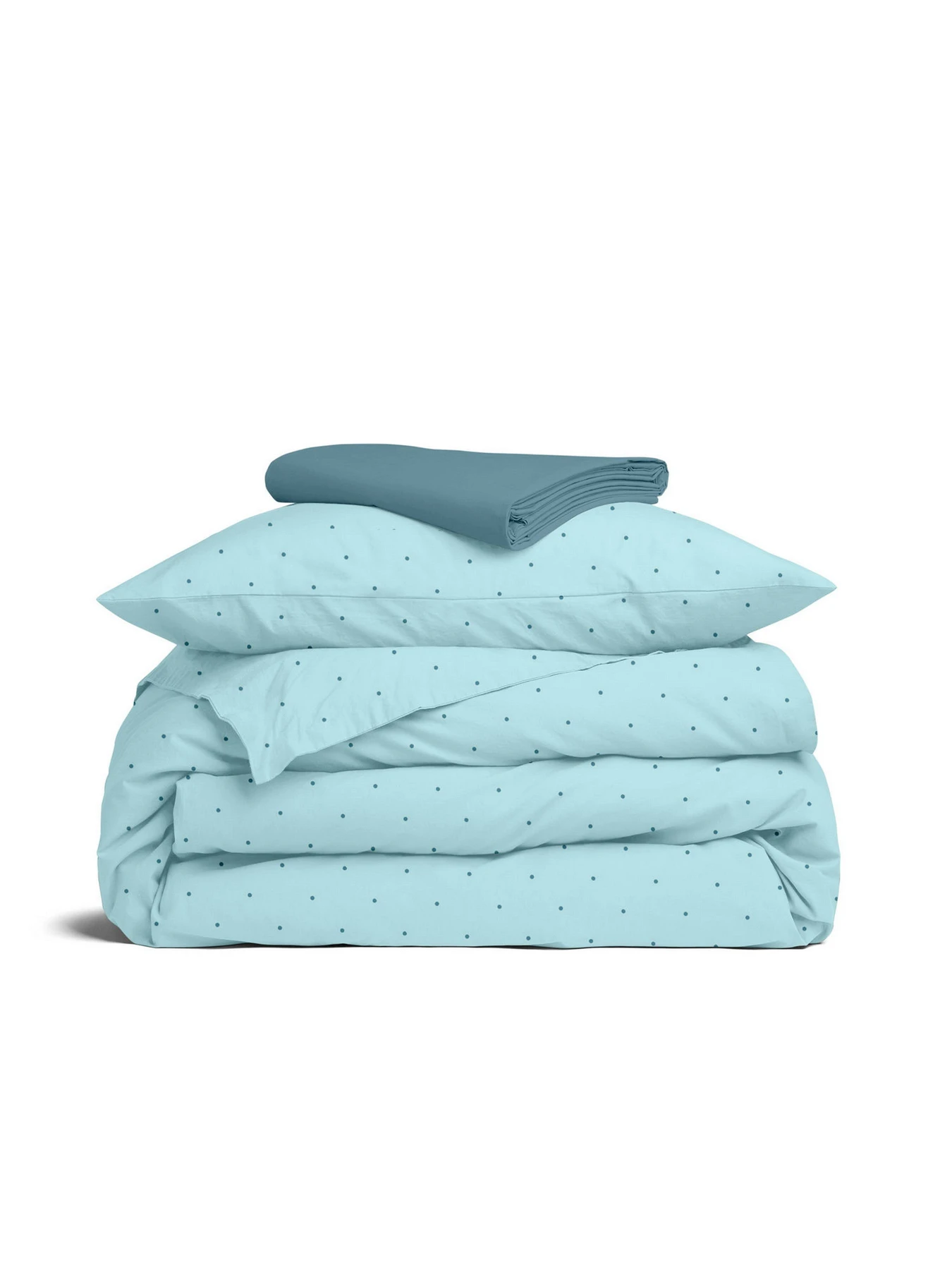Дитяча постільна білизна в ліжечко MINI DOTS Cosas модель DotsGreyMint_68Sky_140 Дитяча постільна білизна в ліжечко MINI DOTS Cosas модель DotsGreyMint_68Sky_140 Фото