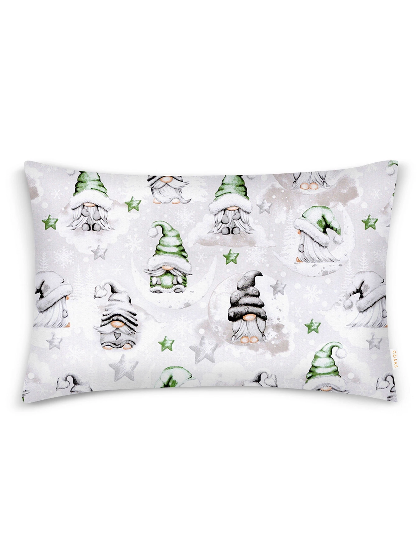 Дитяча постільна білизна в ліжечко NEW YEAR GNOMES Cosas модель GnomesGreenGrayGray_78Olive_140 Фото