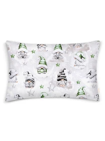 Дитяча постільна білизна в ліжечко NEW YEAR GNOMES Cosas модель GnomesGreenGrayGray_78Olive_140 Фото