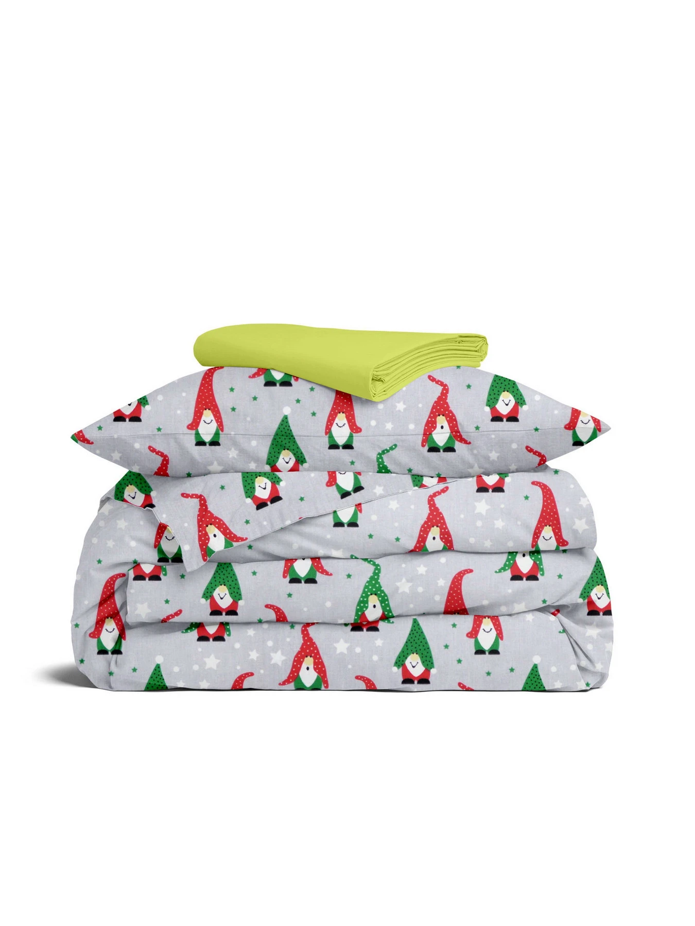 Детское постельное белье в кроватку NEW YEAR GNOMES Cosas модель GnomesRedGreenGray_70Lime_140 Детское постельное белье в кроватку NEW YEAR GNOMES Cosas модель GnomesRedGreenGray_70Lime_140 Фото