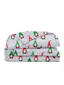 Дитяча постільна білизна в ліжечко NEW YEAR GNOMES Cosas модель GnomesRedGreenGray_78Olive_140 Фото