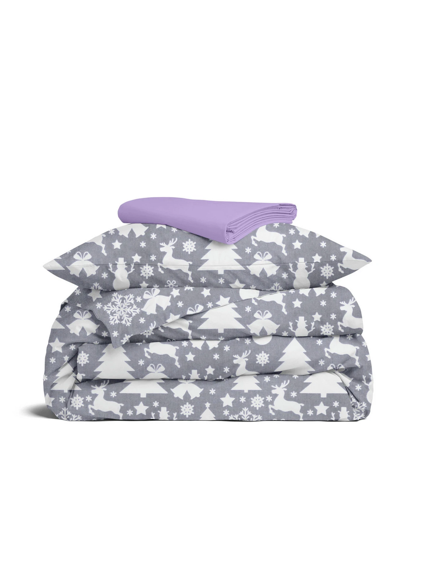 Детское постельное белье в кроватку CHRISTMAS TOYS Cosas модель NewYearTinselWhiteGray_47Amethyst_140 Детское постельное белье в кроватку CHRISTMAS TOYS Cosas модель NewYearTinselWhiteGray_47Amethyst_140 Фото