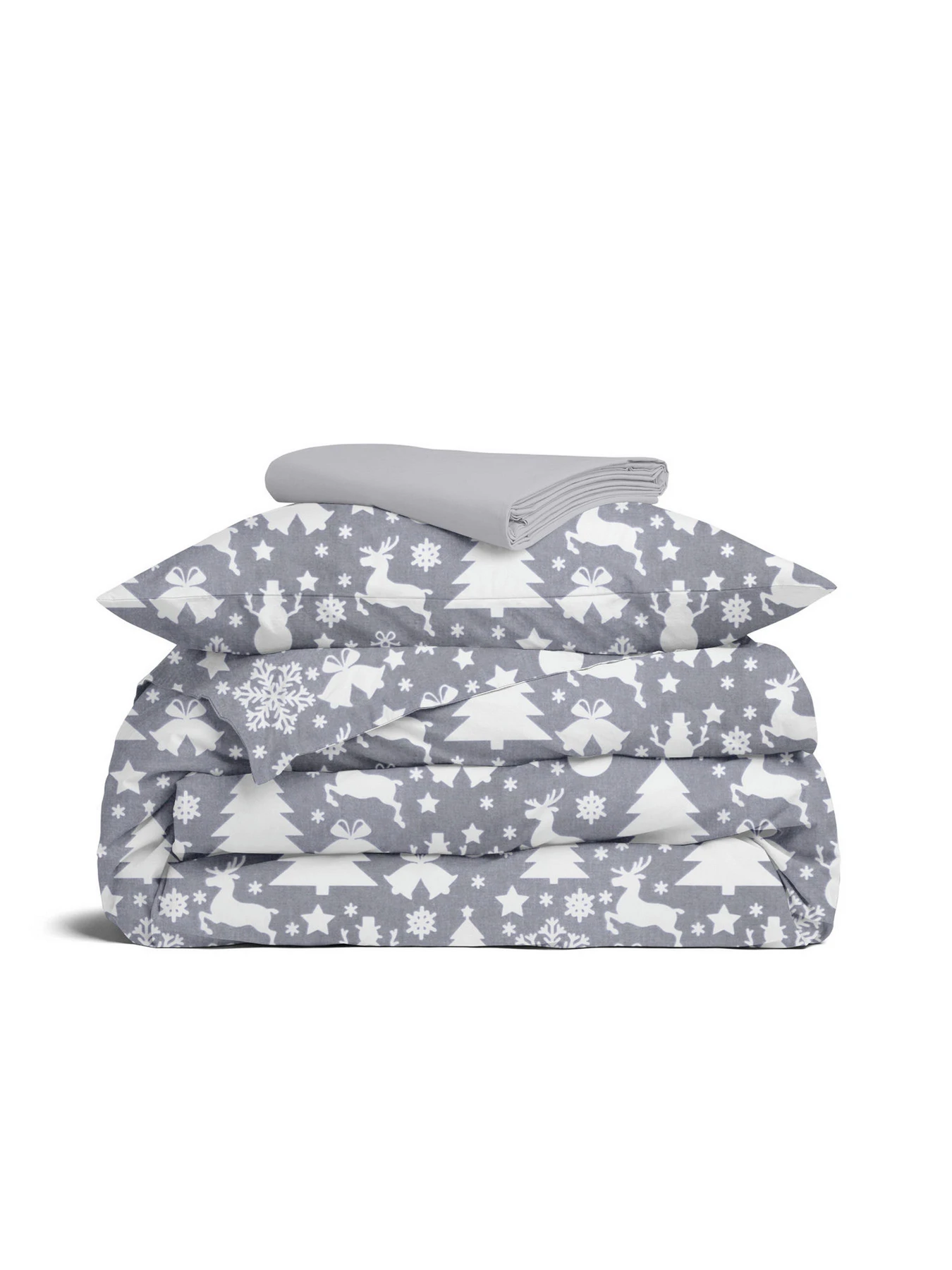 Детское постельное белье в кроватку CHRISTMAS TOYS Cosas модель NewYearTinselWhiteGray_52Grey_140 Детское постельное белье в кроватку CHRISTMAS TOYS Cosas модель NewYearTinselWhiteGray_52Grey_140 Фото