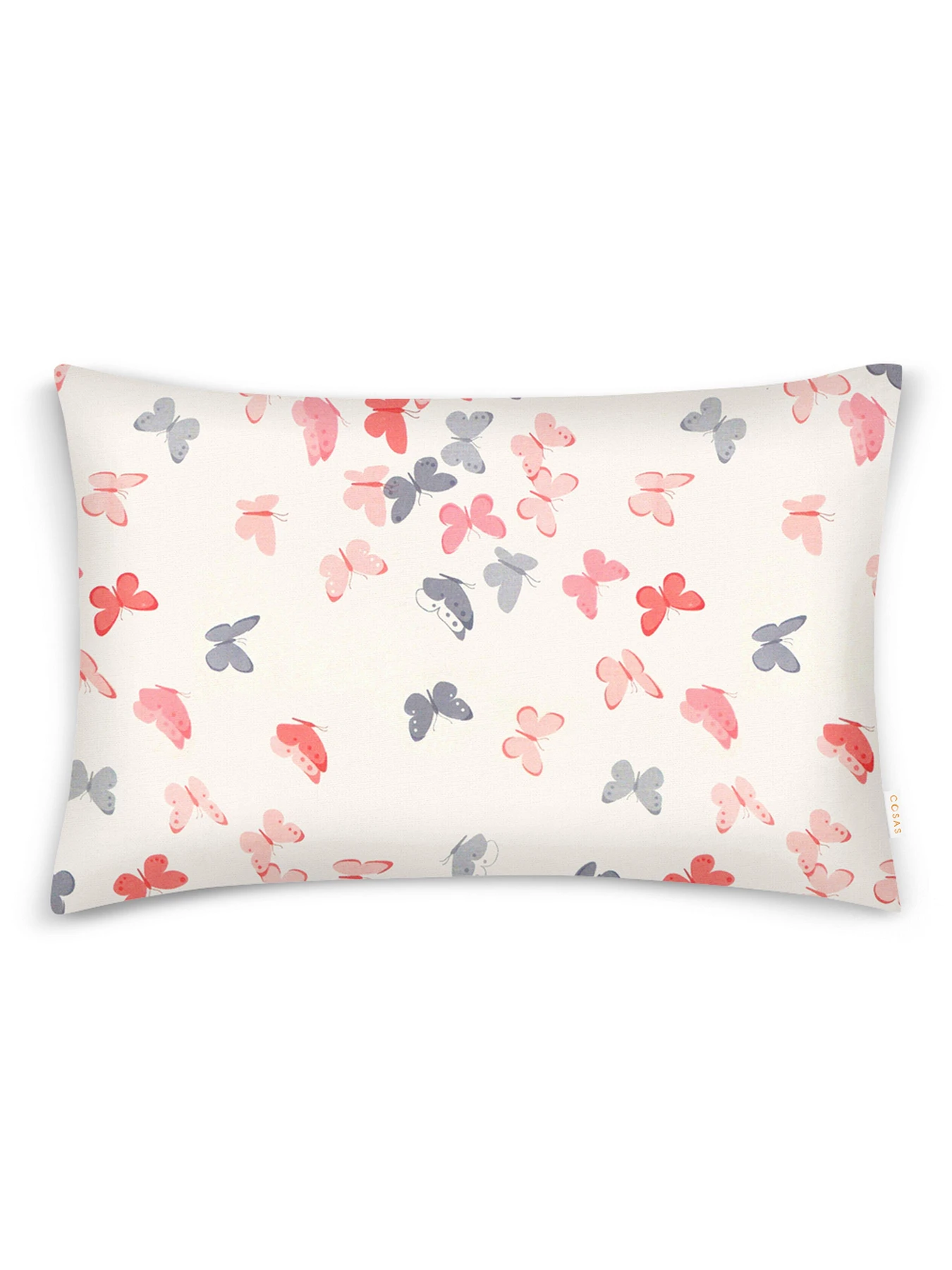 Дитяча постільна білизна в ліжечко BUTTERFLY SC9 Cosas модель ButterfliesRoseRedGray_08Beige_140 Фото