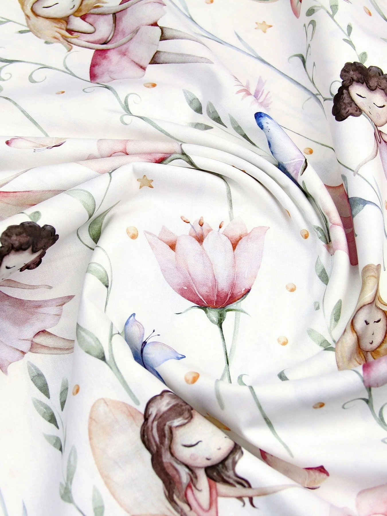 Дитяча постільна білизна в ліжечко FAIRIES Cosas модель FairiesFlowersRose_34Bubble_140 Дитяча постільна білизна в ліжечко FAIRIES Cosas модель FairiesFlowersRose_34Bubble_140 Фото