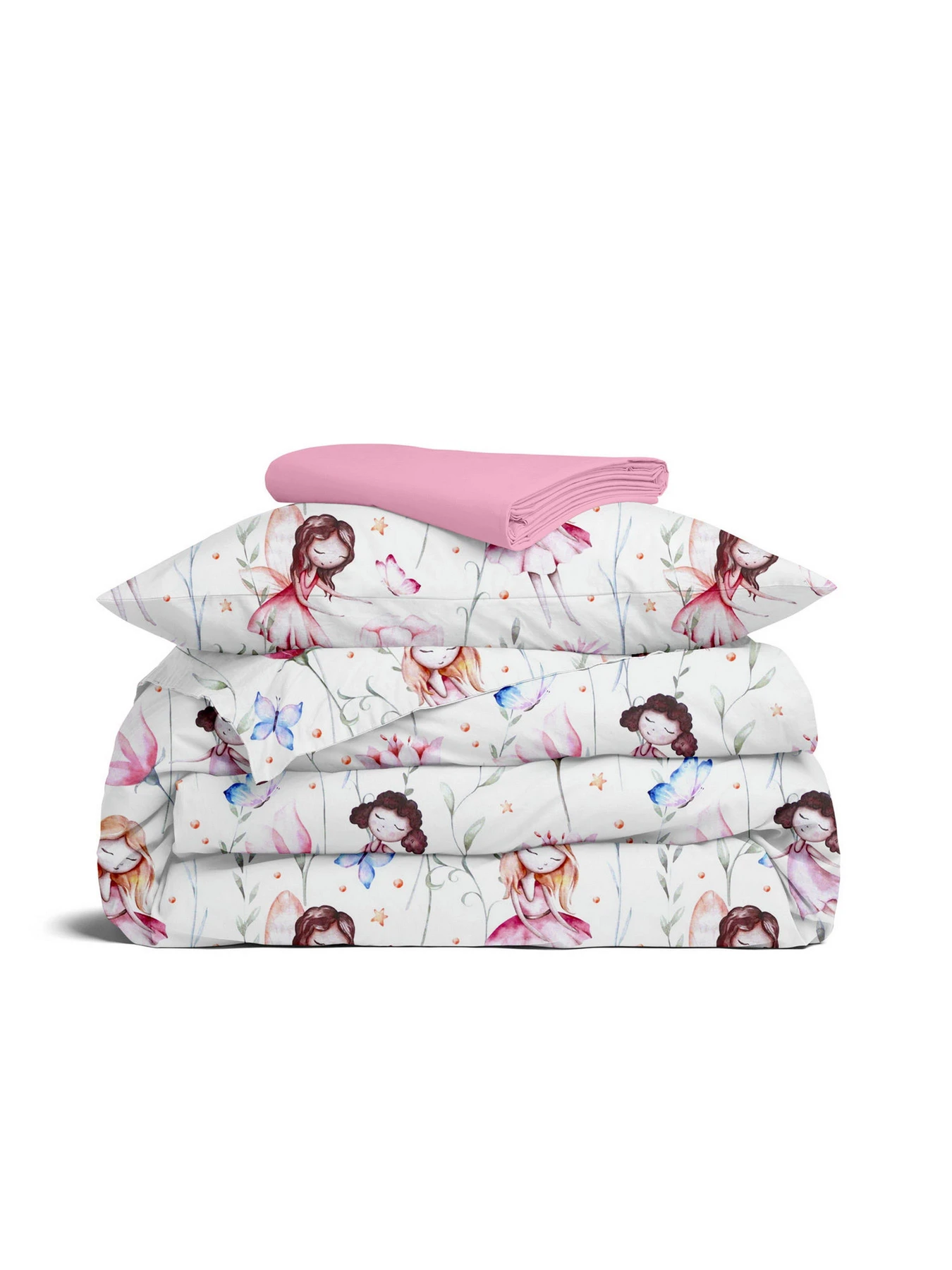 Дитяча постільна білизна в ліжечко FAIRIES Cosas модель FairiesFlowersRose_34Bubble_140 Дитяча постільна білизна в ліжечко FAIRIES Cosas модель FairiesFlowersRose_34Bubble_140 Фото