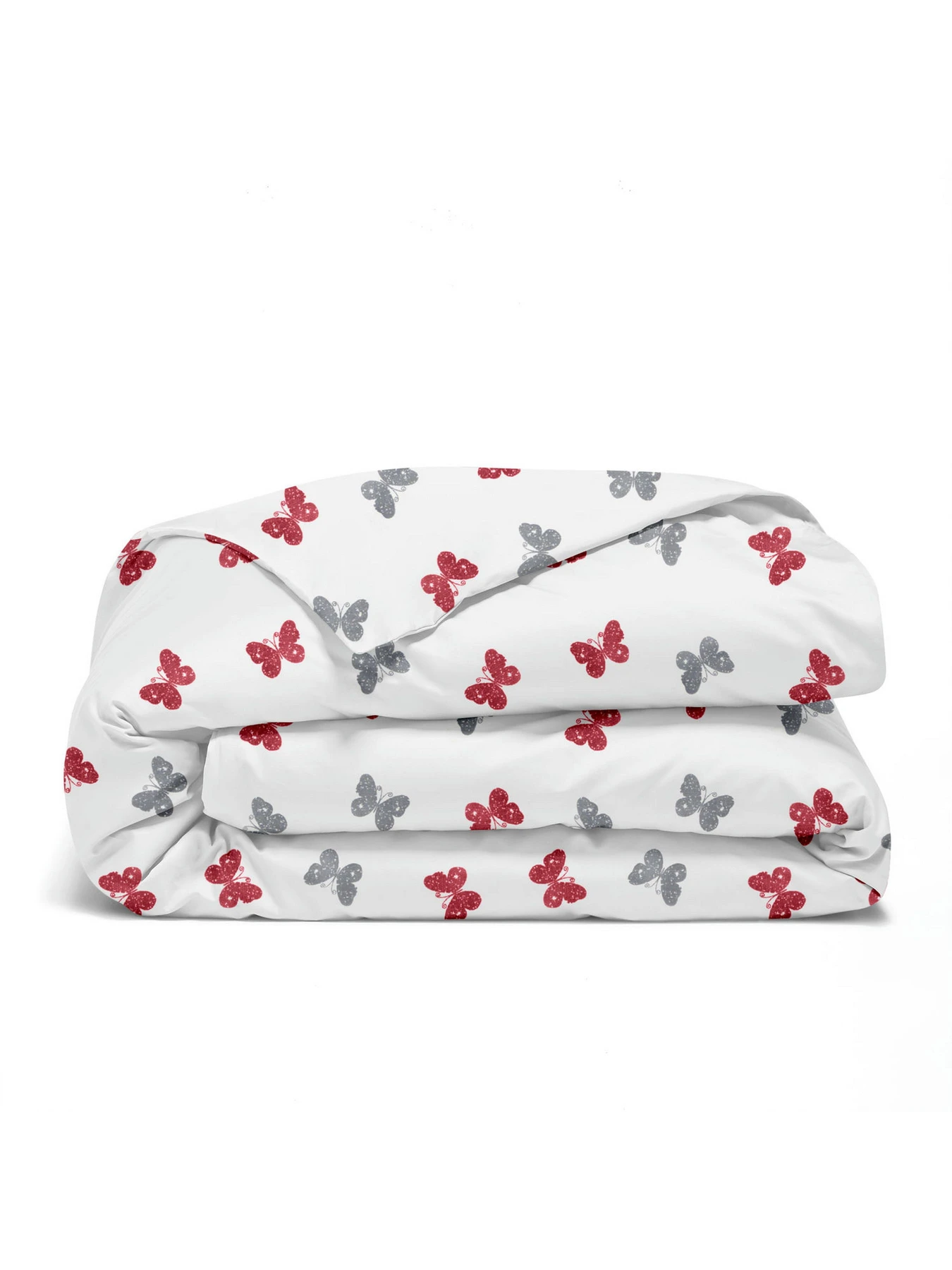 Дитяча постільна білизна в ліжечко BUTTERFLY SC10 Cosas модель ButterfliesGrayRed_30RoseLight_140 Дитяча постільна білизна в ліжечко BUTTERFLY SC10 Cosas модель ButterfliesGrayRed_30RoseLight_140 Фото