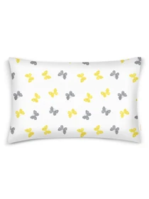 Детское постельное белье в кроватку BUTTERFLY SC12 Cosas модель ButterfliesGrayYellow_46Camellia_140 Фото