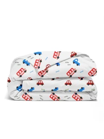 Дитяча постільна білизна в ліжечко CARS Cosas модель CarsLittleRedBlue_12Magnolia_140 Фото
