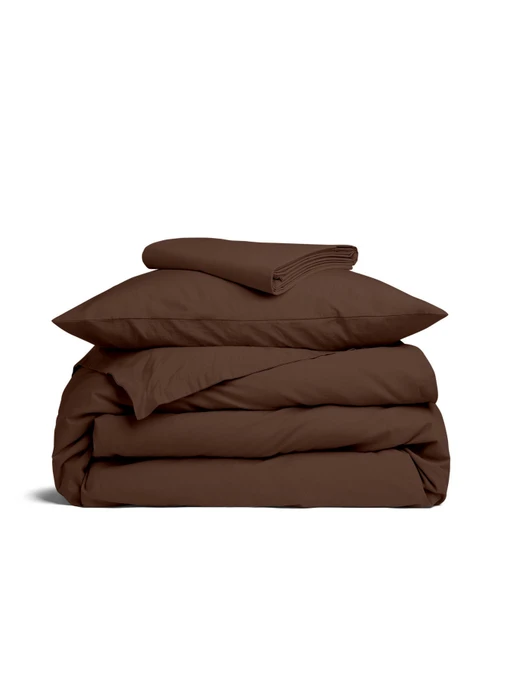Дитяча постільна білизна в ліжечко COCOA BROWN Cosas модель Ranfors82_CocoaBrown_CocoaBrown_140 Фото