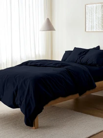 Дитяча постільна білизна в ліжечко MIDNIGHT BLUE Cosas модель Ranfors92_MidnightBlue_MidnightBlue_140 Фото