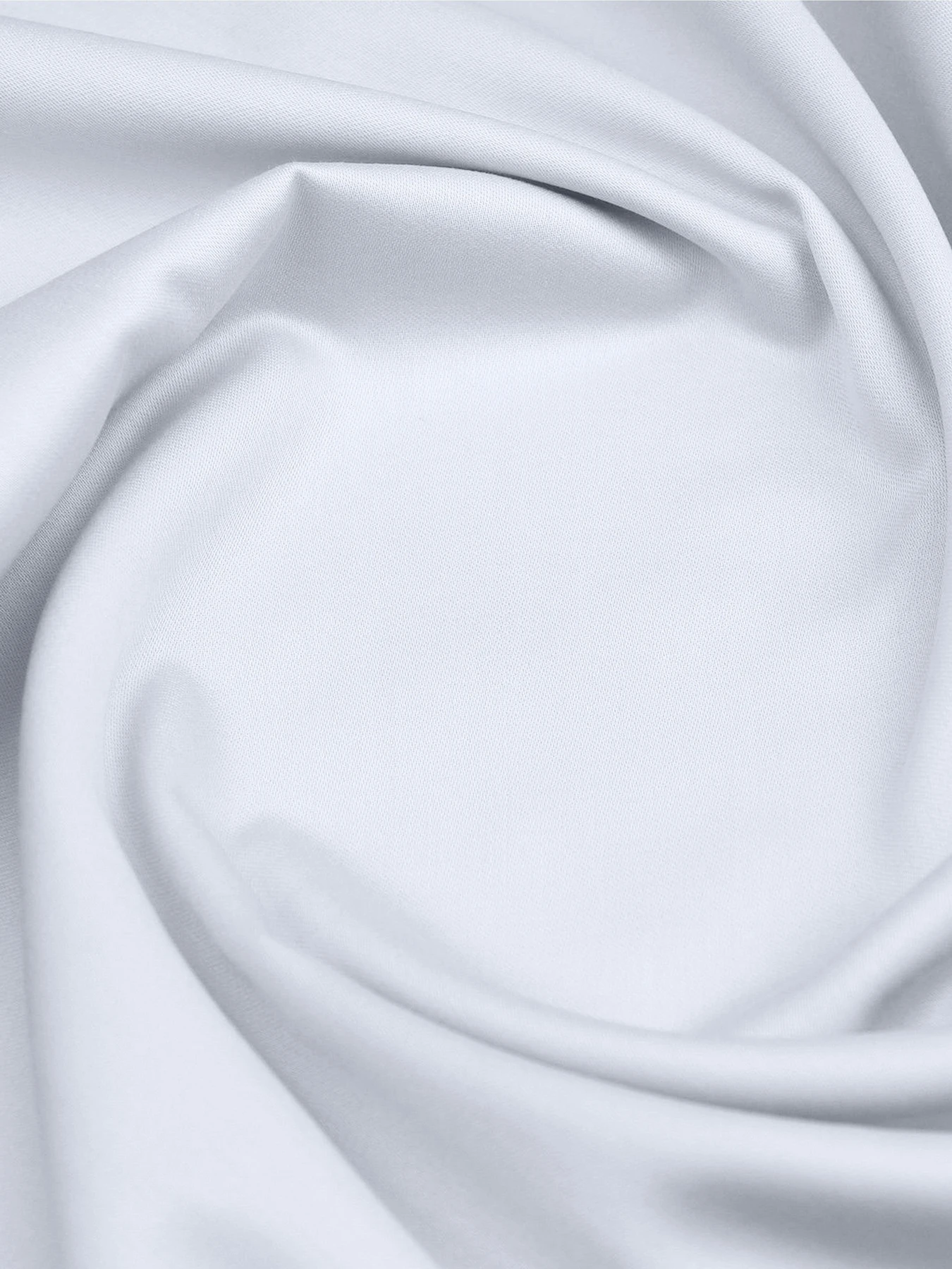 Дитяча постільна білизна сатин в ліжечко SNOW Cosas модель 01Satin_PureWhite_PureWhite_140 Фото