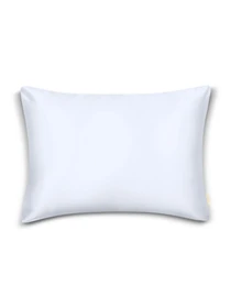 Дитяча постільна білизна сатин в ліжечко SNOW Cosas модель 01Satin_PureWhite_PureWhite_140 Фото