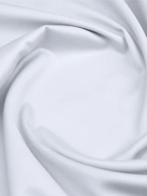 Дитяча постільна білизна сатин в ліжечко SNOW Cosas модель 01Satin_PureWhite_PureWhite_140 Фото