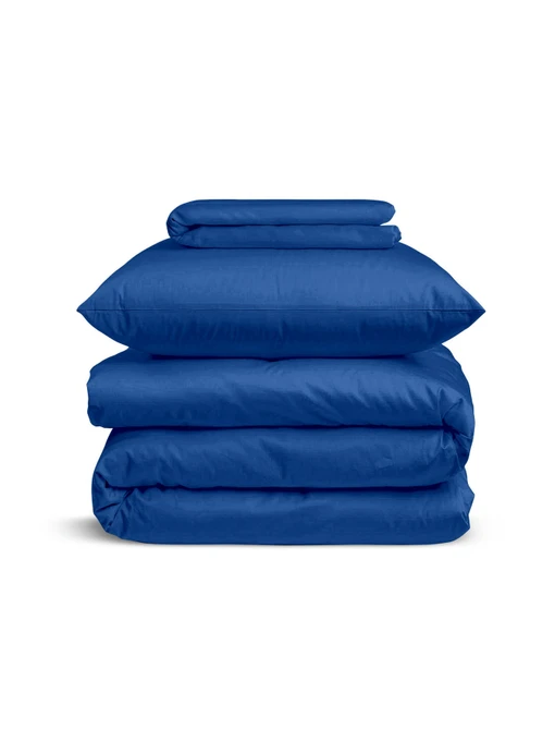 Детское постельное белье сатин в кроватку DENIM Cosas модель 82Satin_Midnight_Midnight_140 Фото