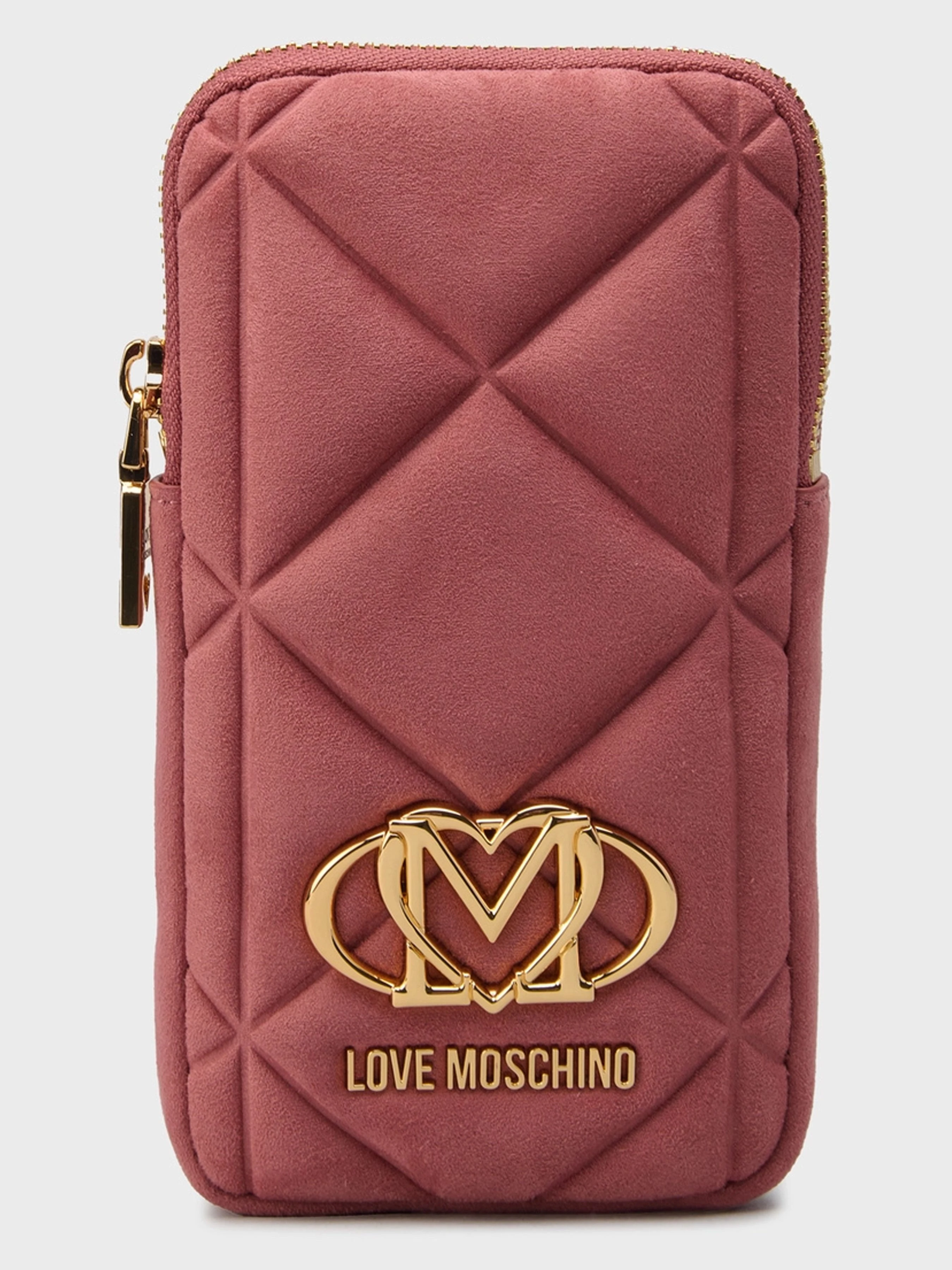 Moschino Крос-боді колір рожевий