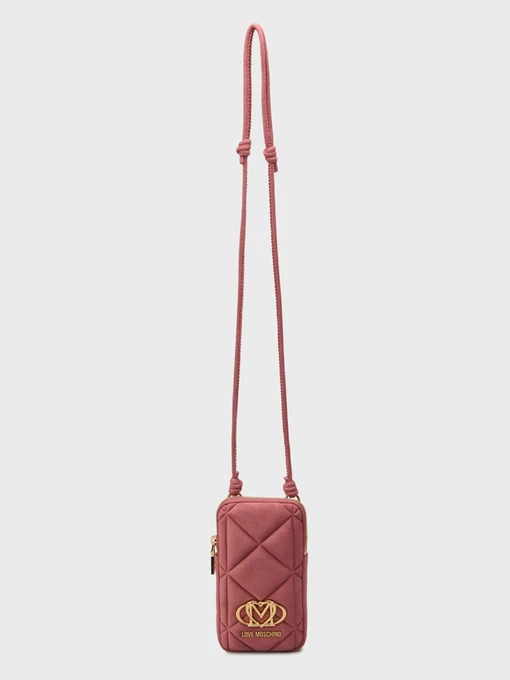 Moschino Крос-боді колір рожевий фото 2