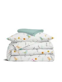 Дитяча постільна білизна в ліжечко MINT SONGBIRDS Cosas модель MintSongbirds_66Nevada_140 Фото