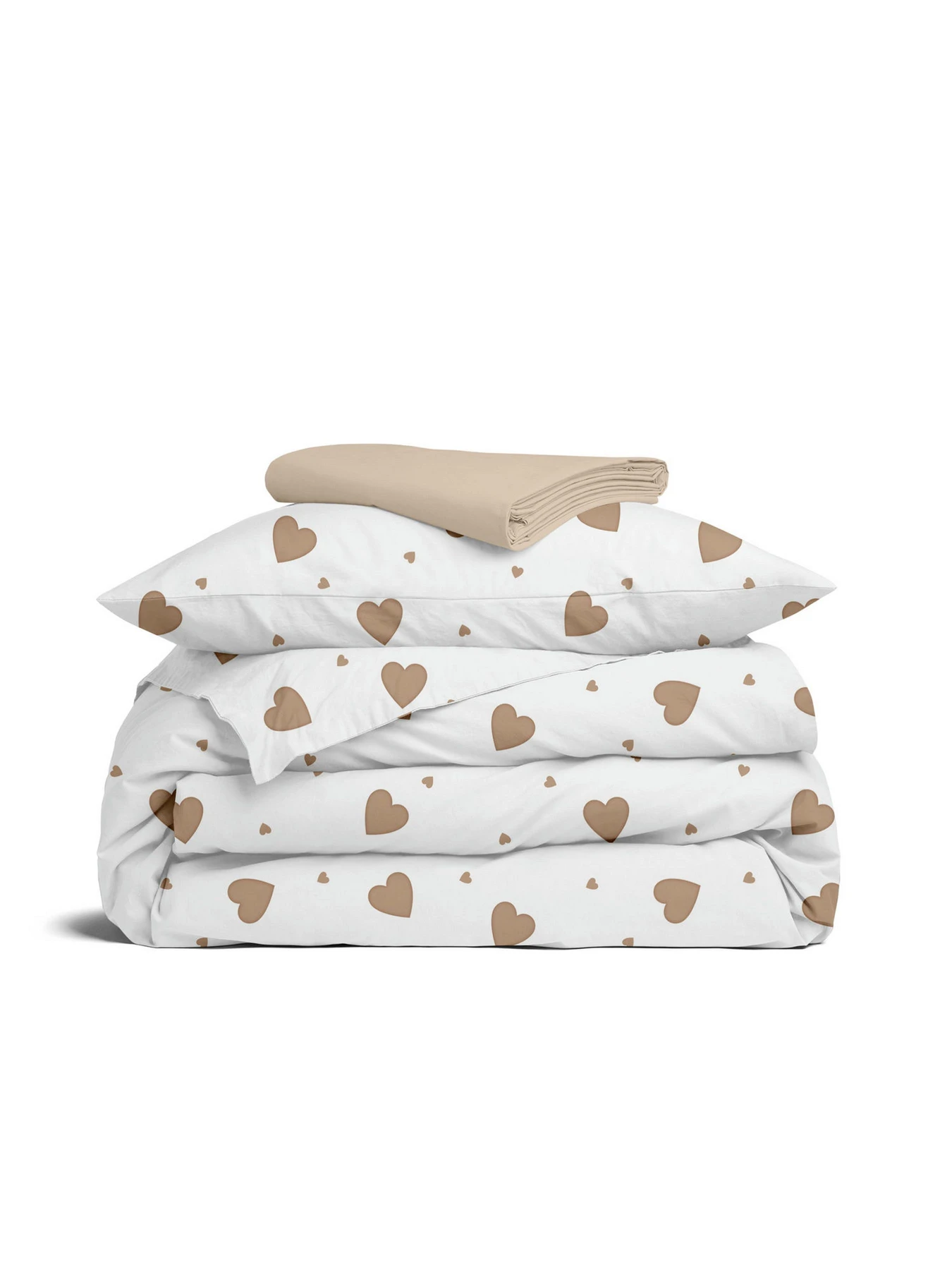 Детское постельное белье в кроватку BEIGE HEARTS Cosas модель BeigeHearts_12Magnolia_140 Детское постельное белье в кроватку BEIGE HEARTS Cosas модель BeigeHearts_12Magnolia_140 Фото