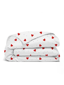 Детское постельное белье в кроватку CHERRY HEARTS Cosas модель CherryHearts_12Magnolia_140 Фото