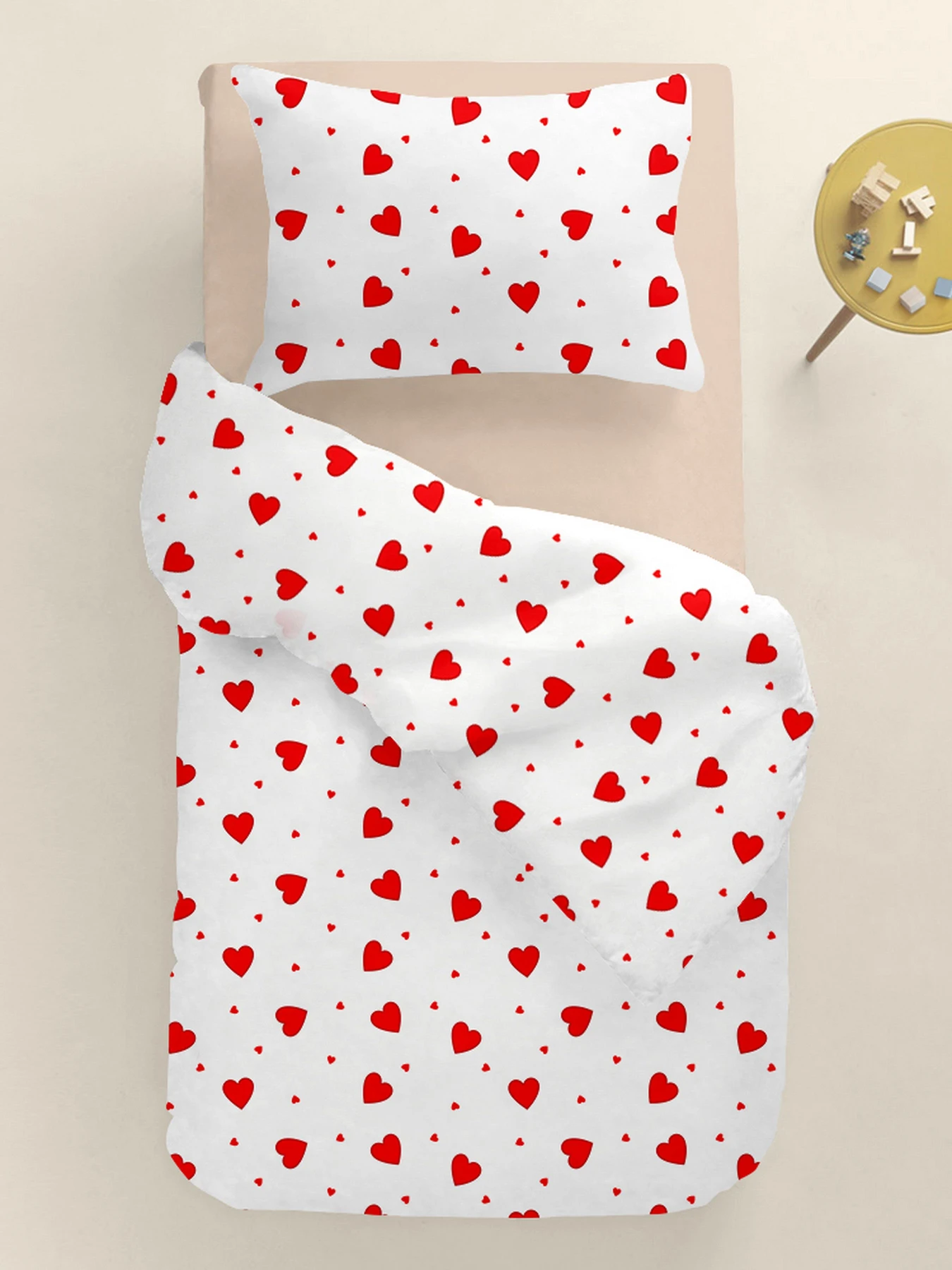 Детское постельное белье в кроватку RUBY HEARTS Cosas модель RubyHearts_12Magnolia_140 Детское постельное белье в кроватку RUBY HEARTS Cosas модель RubyHearts_12Magnolia_140 Фото