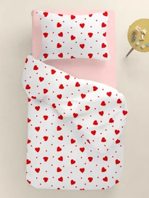 Дитяча постільна білизна в ліжечко RUBY HEARTS Cosas модель RubyHearts_40Rose_140 Фото