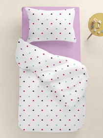 Детское постельное белье в кроватку PLAYFUL HEARTS Cosas модель PlayfulHearts_46Camellia_140 Фото