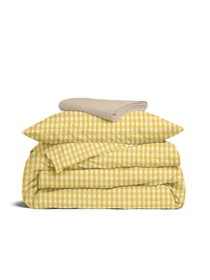 Дитяча постільна білизна в ліжечко YELLOW CHECK Cosas модель YellowCheck_12Magnolia_140 Фото