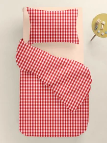 Детское постельное белье в кроватку RED CHECK Cosas модель RedCheck_05Pastel_140 Фото