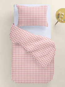 Дитяча постільна білизна в ліжечко PINK CHECK Cosas модель PinkCheck_96Silver_140 Фото