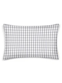 Дитяча постільна білизна в ліжечко GRAY CHECK Cosas модель GrayCheck_58LightBlue_140 Фото