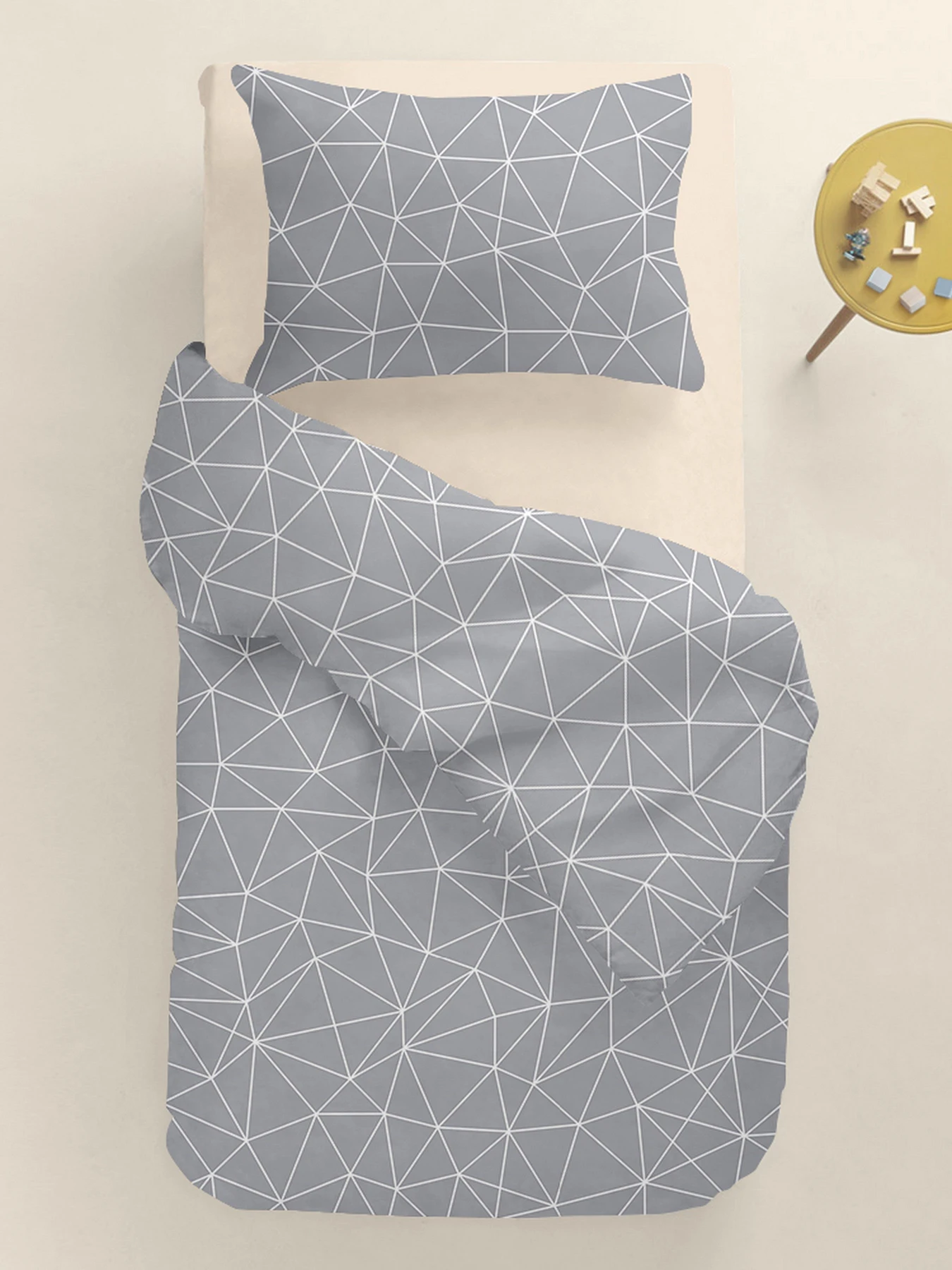 Дитяча постільна білизна в ліжечко STONE LINES Cosas модель StoneLines_08Beige_140 Фото
