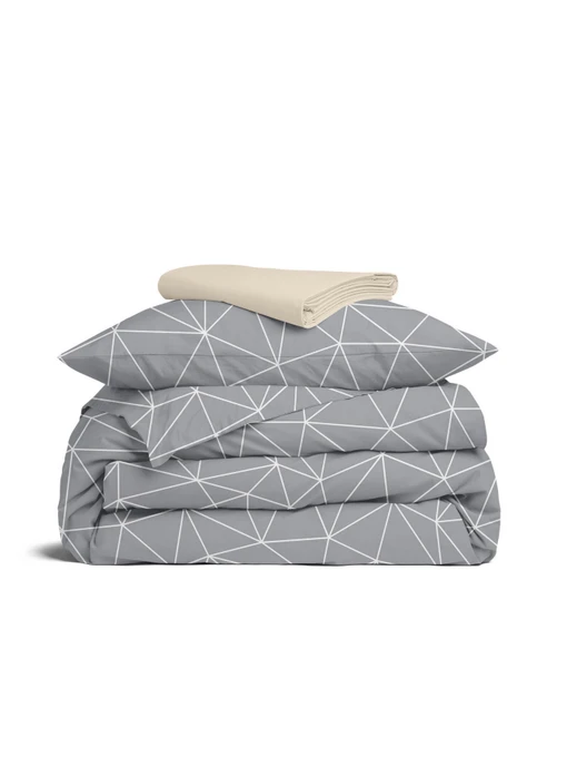 Дитяча постільна білизна в ліжечко STONE LINES Cosas модель StoneLines_08Beige_140 Фото