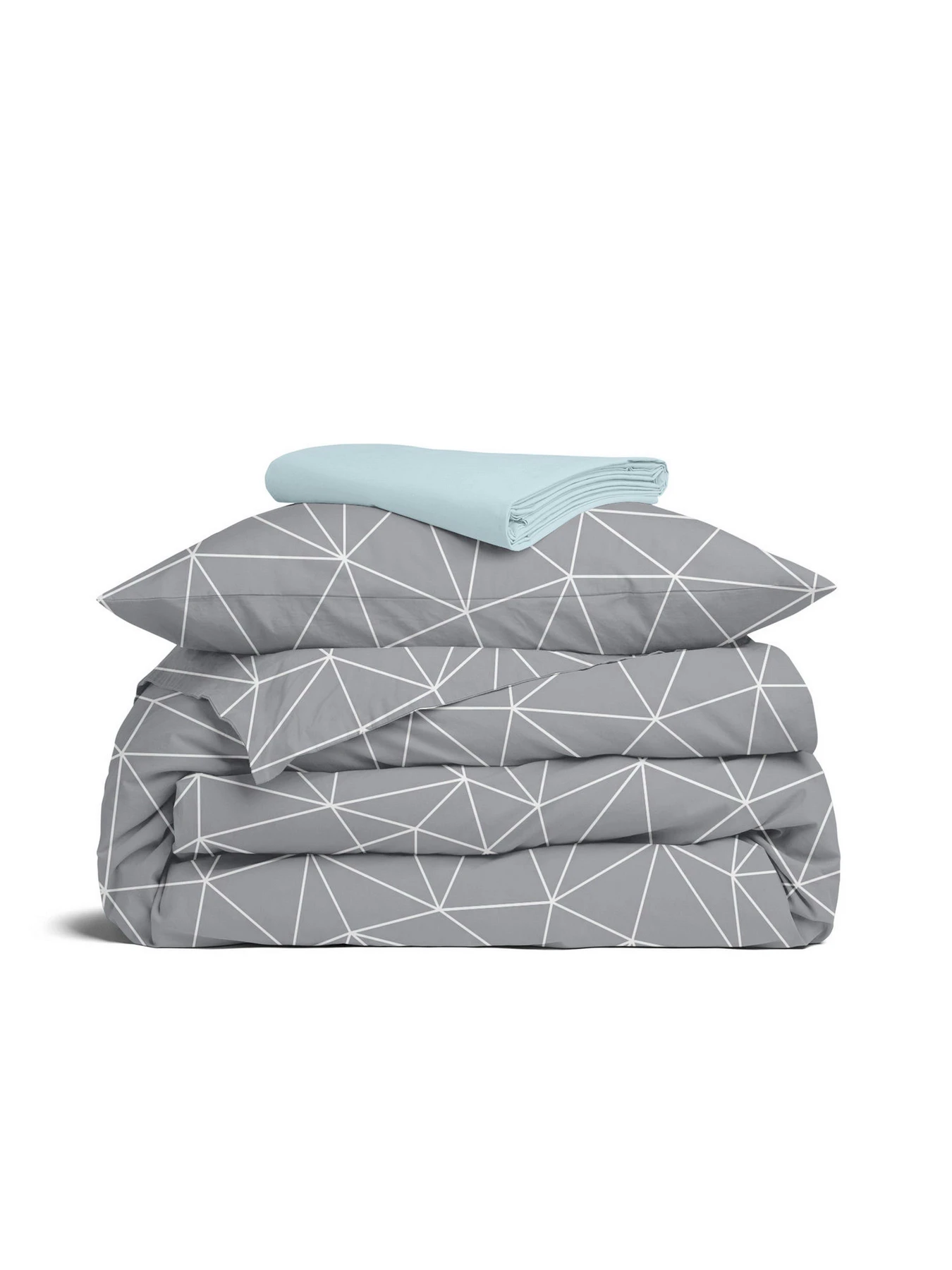 Детское постельное белье в кроватку STONE LINES Cosas модель StoneLines_58LightBlue_140 Фото