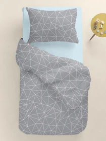 Детское постельное белье в кроватку STONE LINES Cosas модель StoneLines_58LightBlue_140 Фото
