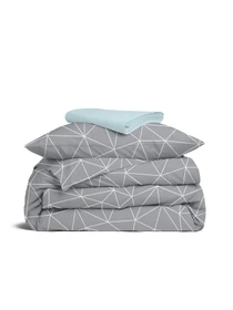 Детское постельное белье в кроватку STONE LINES Cosas модель StoneLines_58LightBlue_140 Фото