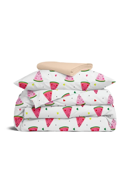 Дитяча постільна білизна в ліжечко HAPPY WATERMELON Cosas модель HappyWatermelon_05Pastel_140 Фото